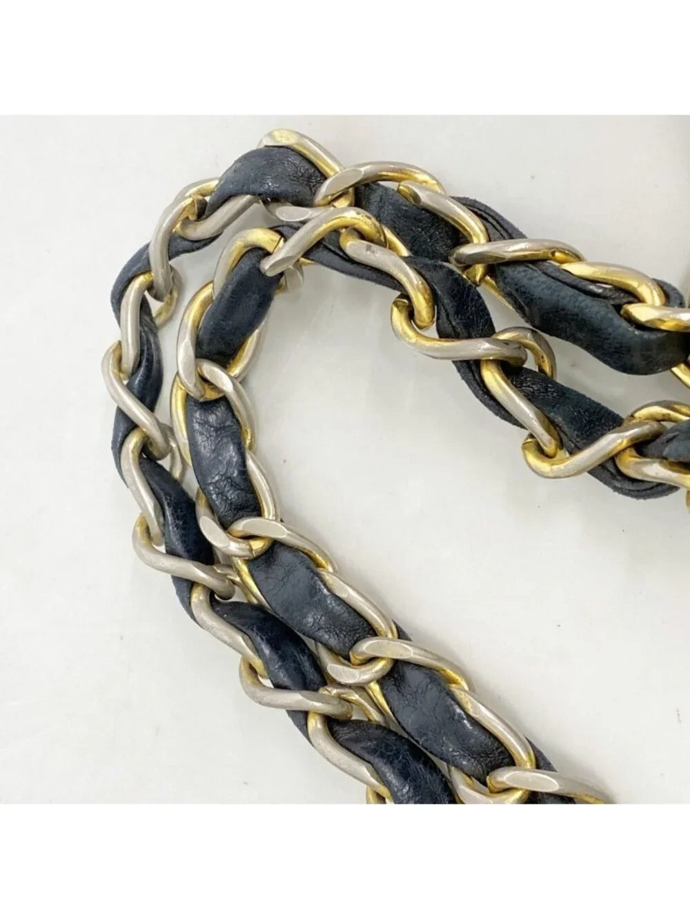 Chanel Chain Tote Quilted Lambskin Black Gold